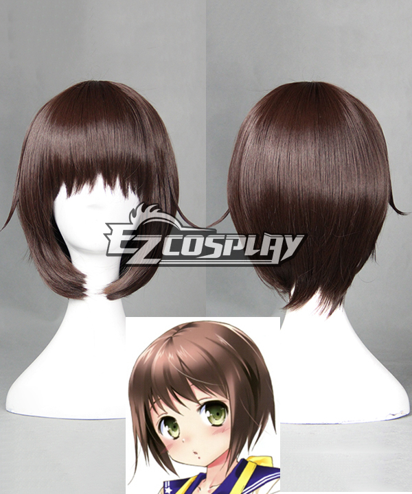 ITL Manufacturing Okusama ga Seito Kaicho! My Wife is the Student Council President Ui Wakana Short Brown Cosplay Wig - 388A