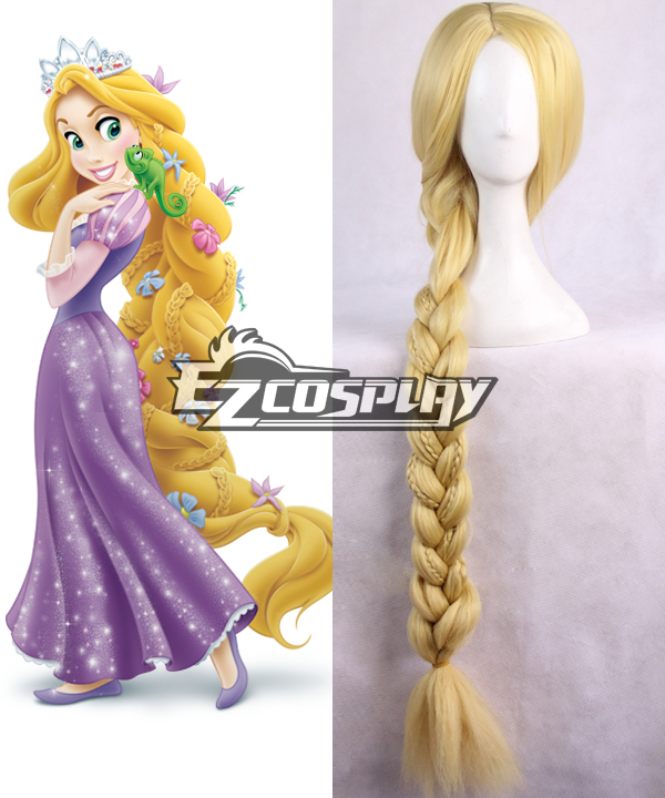 ITL Manufacturing Disney Tangled Princess Rapunzel Long Golden Yellow Cosplay Wig - 385A