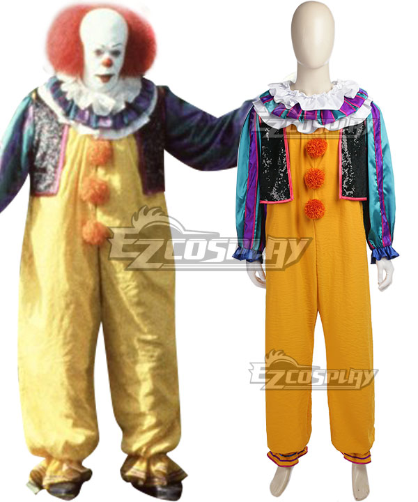 Stephen King's It 1990 Movie Pennywise Cosplay Costume