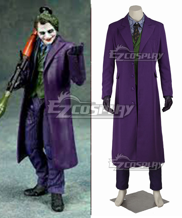 DC Batman The Dark Knight The Joker Full Suit Cosplay Costume