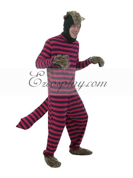 Alice in Wonderland Cheshire Cat Man's Adult Cosplay Costume - Costume ...