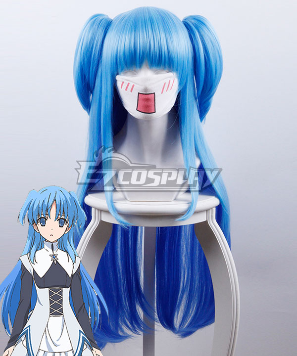 shuumatsu nani shitemasu ka lsogashii desu ka sukutte moratte li desu ka chtholly nota seniorious blue cosplay wig costumes chtholly nota seniorious blue cosplay