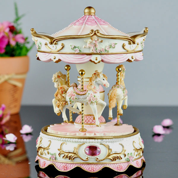 109 best Carousel Music Box images on Pinterest | Chevaux de carrousel ...